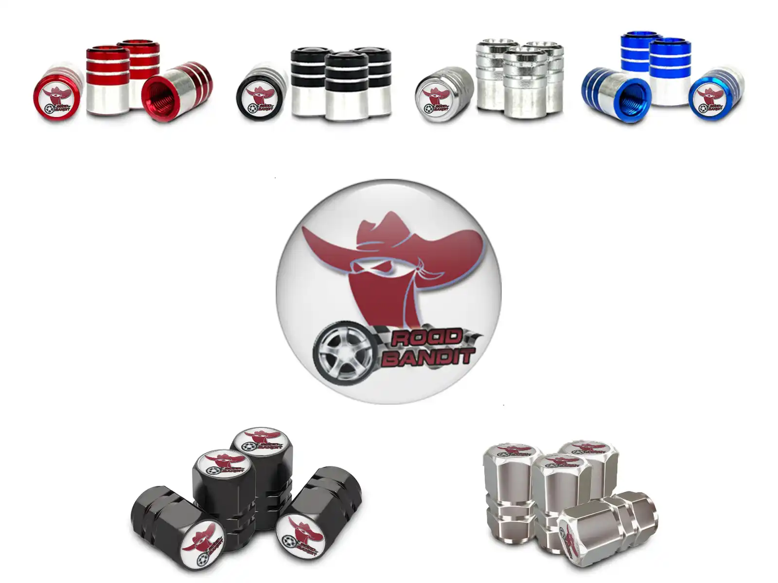 Tyres Valve Caps for Bikes Tuning Pro Style 